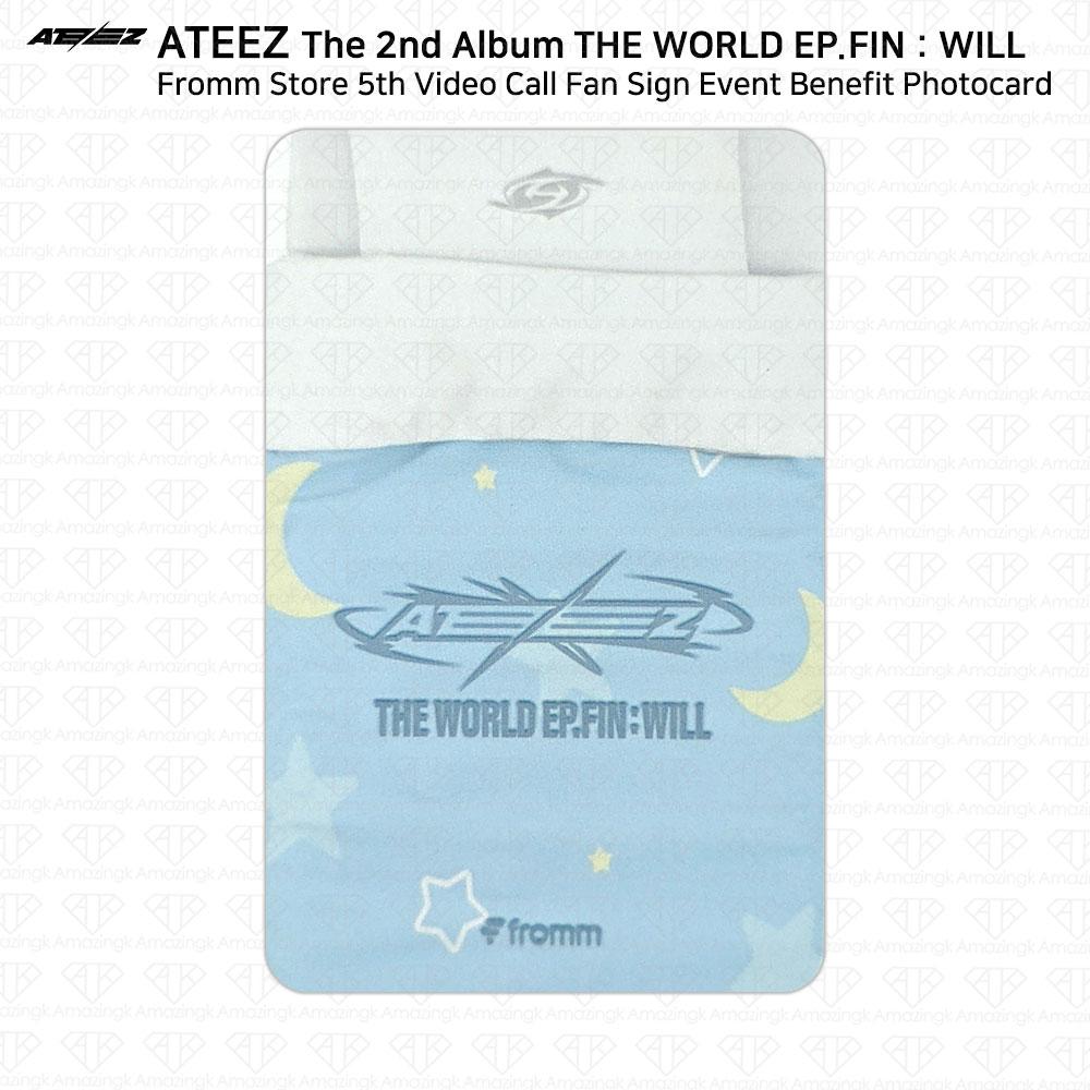 ATEEZ THE WORLD EP.FIN БУДЕТ Fromm Store Фотокарточка с выгодой для 5-го видеозвонка