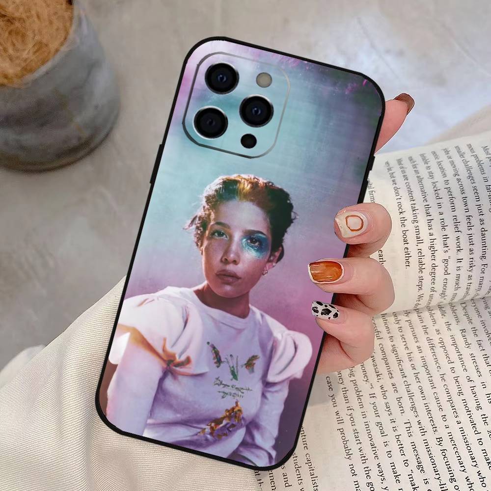 Чехол для телефона певицы Холзи Для iPhone 17, 16, 15, 14, 13, 12, 11 Plus, Pro Max, Другие Мягкий черный чехол