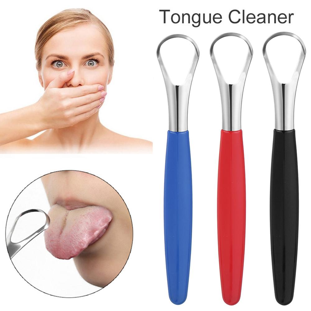 Здоровье взрослых Освежитель дыхания Очиститель языка Нержавеющая сталь Уход за полостью рта Скребок для языка