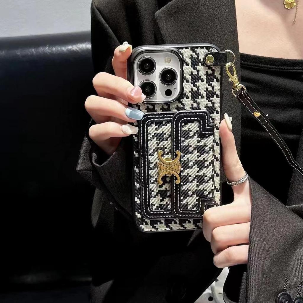 Женский наплечный чехол для телефона и держатель для карт для Apple 15 Pro Max/14 Pro - Защитный с кошельком для монет и слотом для карт.