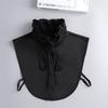 White Ruffle Decorative Collar Elegant Detachable Shirt False Collar Blouse Half Shirt Doll Collar For Women