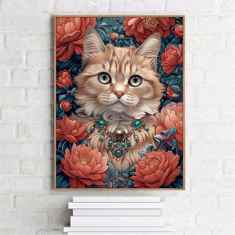 5d DIY Алмазная картина вышивка крестом милые животные кошка алмазная вышивка мозаика полный круглый дрель домашний декор