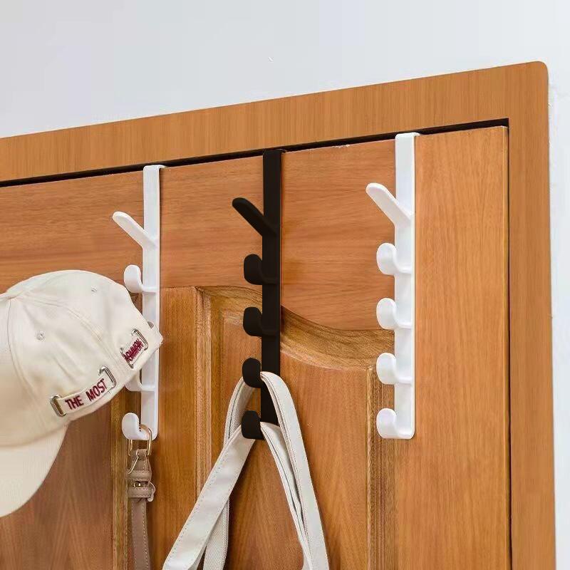Крючок для одежды и головных уборов за дверью без сверления отверстий, шкафы, крючки для гардероба, крючки для общежития, крючки на спинку, вешалки