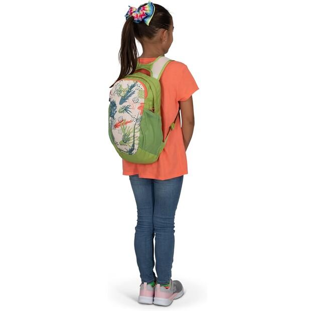 Рюкзак Osprey Daylite coral life print green (Junior)