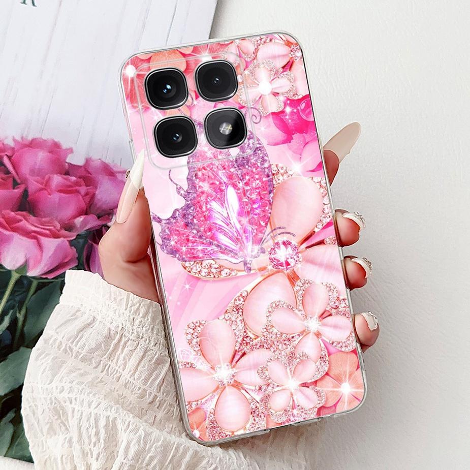 For Xiaomi Mi 14T Pro Case Cute Cat Fashion Painted Cover Soft Silicone Phone Case For Xiaomi 14T Pro Mi14T 5G Back Cover Bumper