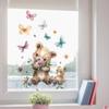 Мультфильм Медведь Бабочка Спальня Гостиная Домашний Фон Украшения Украшения Наклейки На Стены