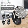 9D Magnetic Electric Shaver: Multifunctional, Full Body Washable Razor for Bald Styles