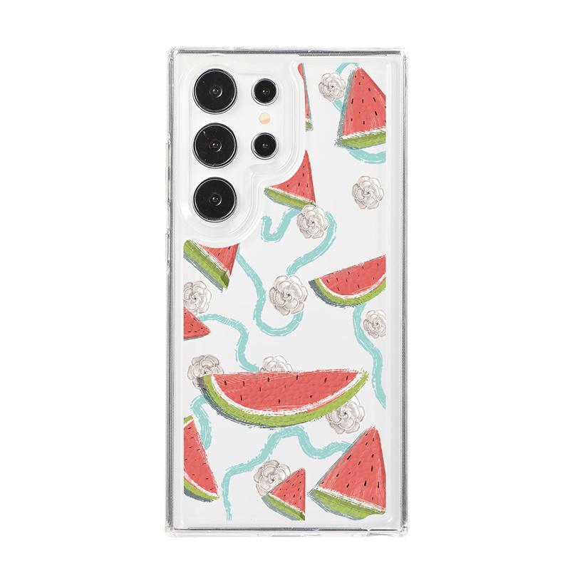 Фруктовый прозрачный чехол для телефона Samsung Galaxy S24 S23 S22 Plus Note 20 Ultra S21 S20 FE, силиконовый мягкий противоударный чехол из ТПУ