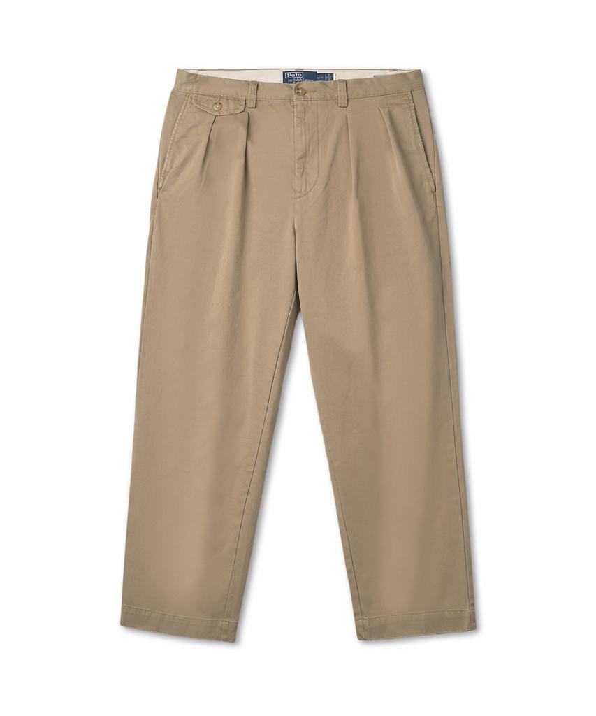 POLO RALPH LAUREN Whitman Relaxed Fit Pleated Chino Pants - Beige