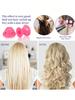 10/20Pcs Silicone Heatless Hair Rollers Reusable Curlers for Women DIY No-Heat Curling Set Salon Home Hair Styling Tools