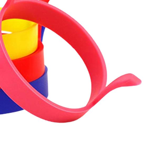 4Pcs Mould Non-stick Round Egg Rings Dual Handle Simple Operation Deformation Resistant Egg Ring Mould