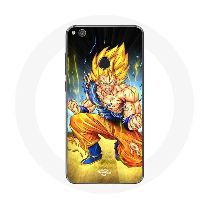 Coque pour Huawei P8 Lite 2017 Son goku dragon ball corps enervé