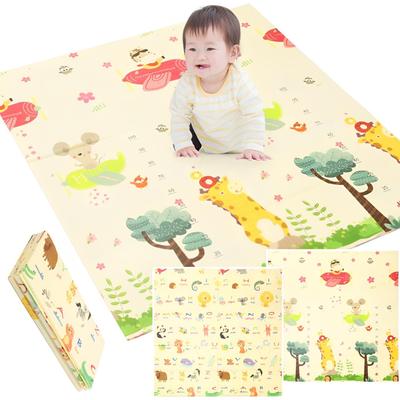Lifemart Playmat Baby [Складной 147×178 Реверсивный Подогрев пола ОК]Низкоформальдегидный детский коврик, водонепроницаемый, звуконепроницаемый, детский игровой коврик, нескользящий,