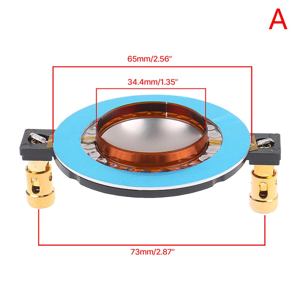 Professional Speaker Diaphragm 34.4mm 44.4mm 51.3mm 72.2mm 74.5mm Treble Voice Coils Speaker Film Replacement