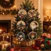 6-Piece Christmas Pearl Diamond Painting DIY Kit Handmade Christmas Tree Decoration Adult Christmas Pendant Ornaments Decoration