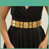 Gold Alloy Waist Jewelry For Women With Geometric Shape And Elegant Finish For Special Occasions