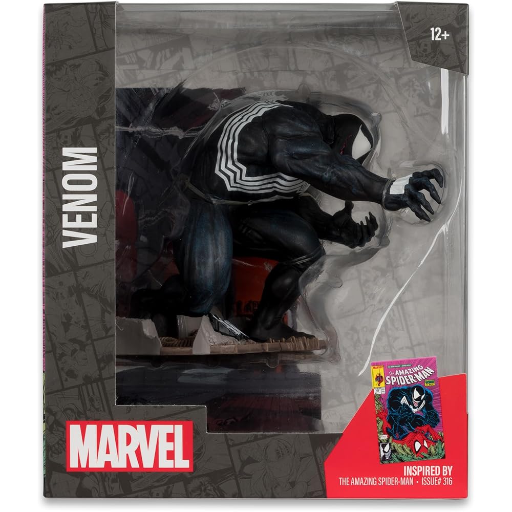 McFarlane Toys Marvel Venom 1:10 Scale Scene Collection Amazing Spider-Man #316 Action Figure