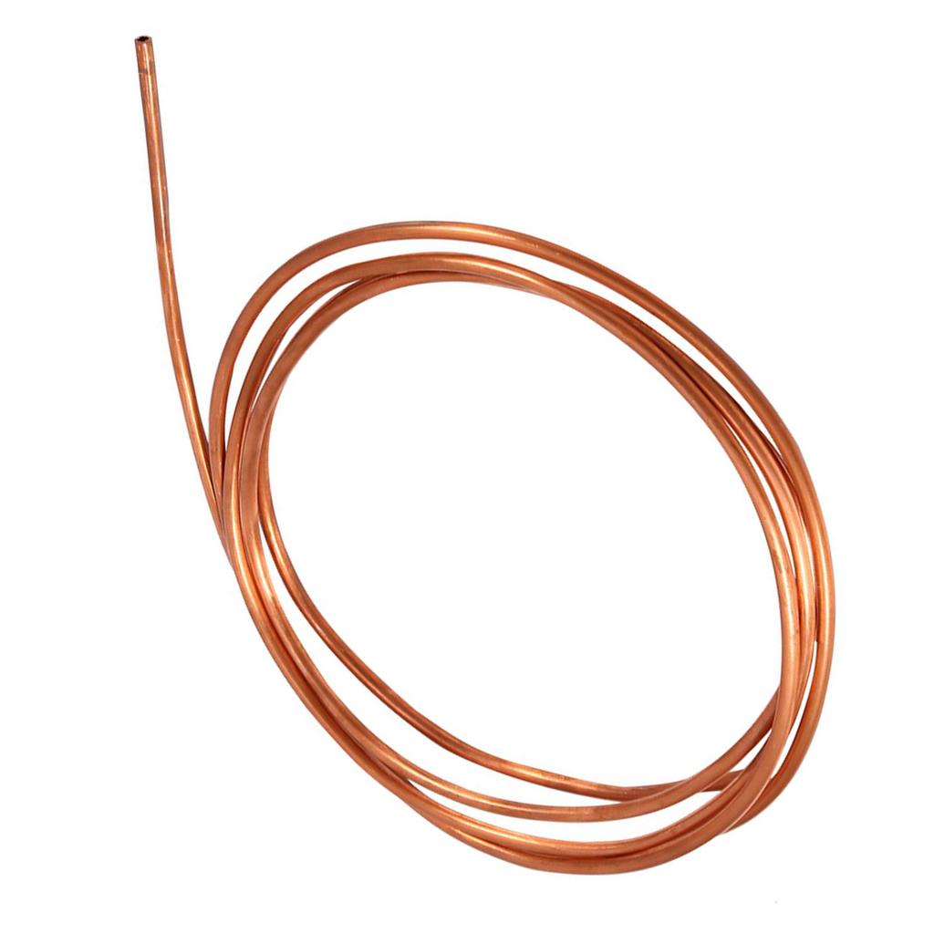 Мягкая медная труба 2 м, наружный диаметр 4 мм x внутренний диаметр 3 мм для холодильного водопровода