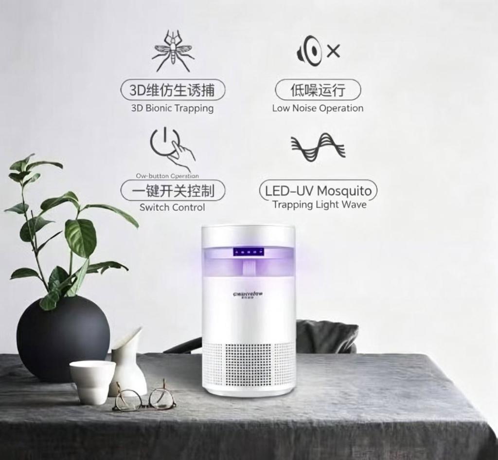 Electric Mosquito Fly Zapper Trap Fruit Flies Killer Insect Attractant Powerful for Little Gnats Indoor Use Hangable Bug Zapper