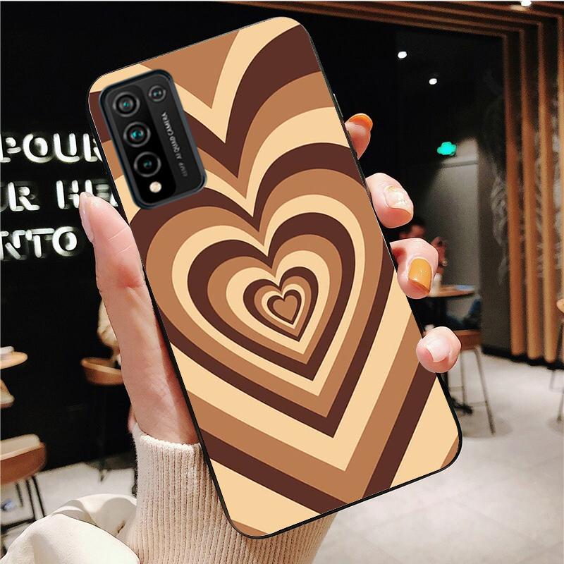 Модный чехол для телефона с латте Love Coffee Heart для Huawei Honor 50 10X Lite 20 7A 7C 8X 9X Pro 9A 8A 8S 9S 10i 20S 20lite 7X 10 lite