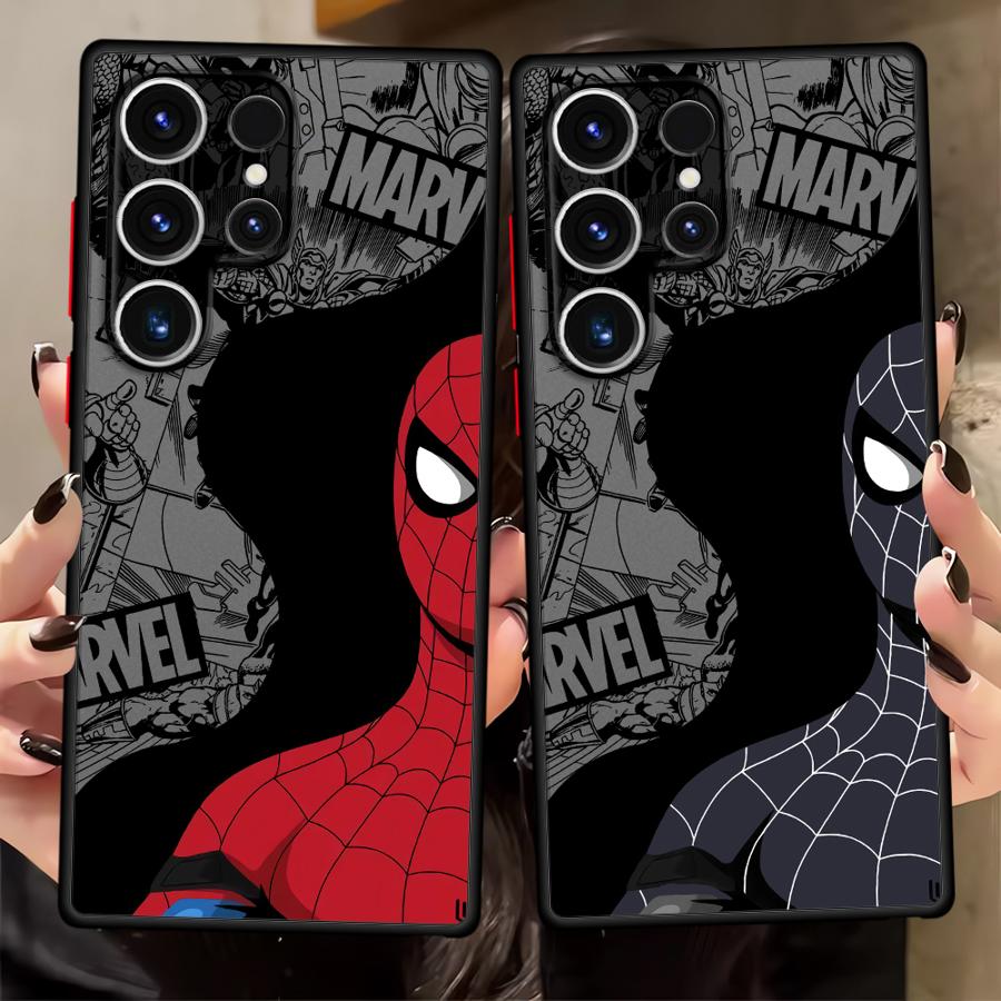 Чехол для Samsung Galaxy S26 S22 S23 FE S20 S25 Ultra S21 S24 Plus Note 20 10+ Funda Чехол для телефона Marvels Человек-паук Веном