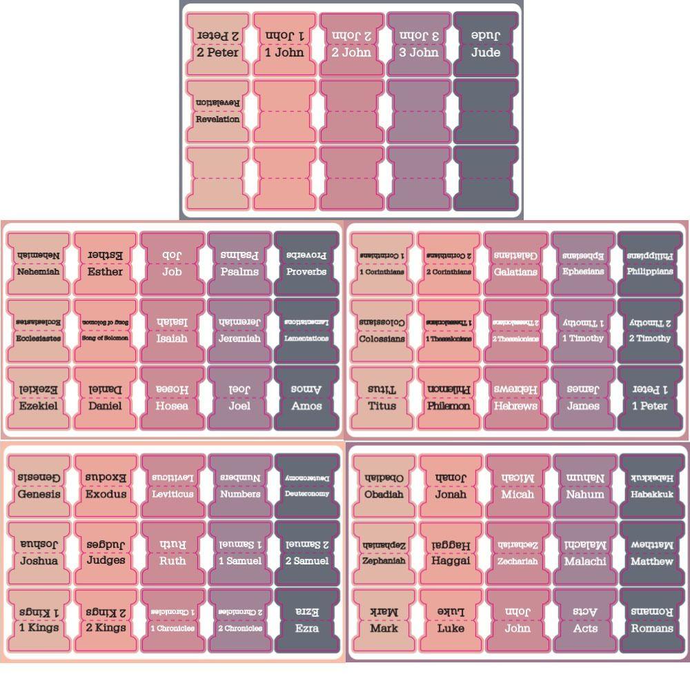 5 sheet/set Sticky Notes Bible Index Tabs Studying Bible Bible Labels Tabs School