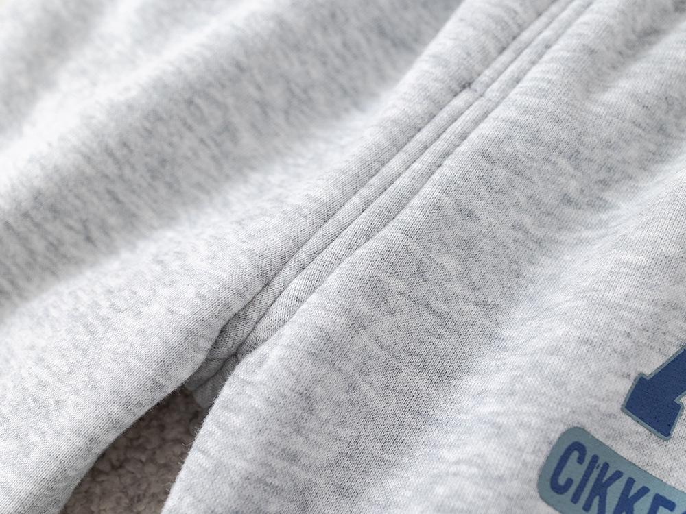 Трендовый флисовый свитшот с молнией до середины и сумка кроссбоди для мальчиков на осень/зиму 2025