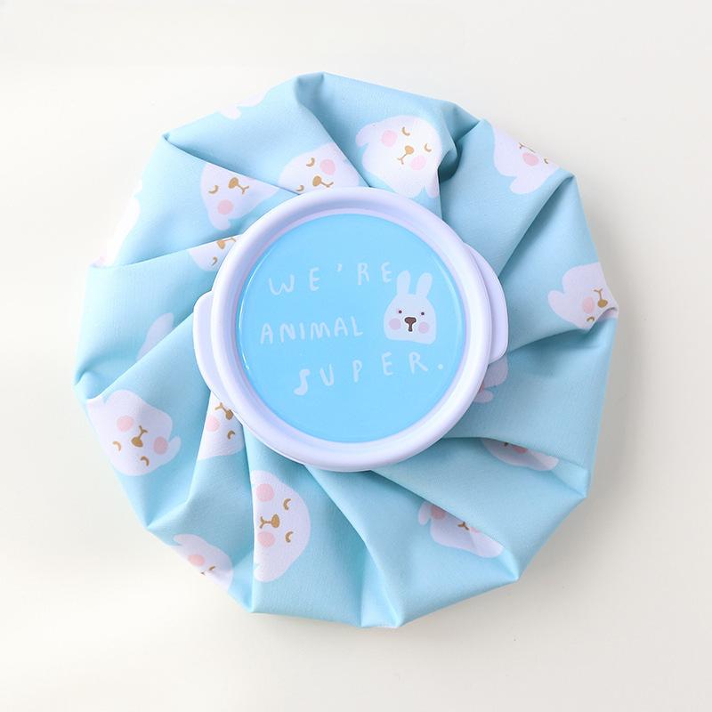 Cloth Ice Pack Household Folding Ice Pack Cartoon Thickening Leakproof Hot Water Bag Cold And Hot Compress Physiotherapy Bag