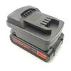 Адаптер аккумулятора для литий-ионных аккумуляторов Black&Decker/Porter-Cable/Stanley 18V 20V для инструментов Parkside 20V