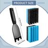 Cleaner Set: Versatile, Non-slip, for Removing Stubborn Grill Residue.