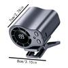 Portable Car Clip Fan 360 Degree Rotatable 100 Speed Wind USB Rechargeable Electric Fan Low Noise Mini Fan Clamp Anywhere