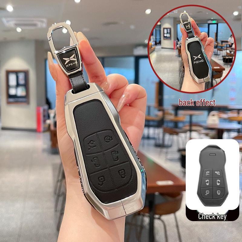 Xiaopeng X9 Key Cover: Metal & Leather for 25 Models, Fits G3, P5, G6, P7i, G9