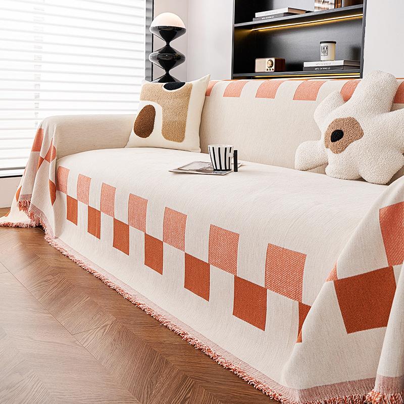 Полотенце для дивана из синели, универсальный универсальный чехол для дивана Four Seasons, пылезащитный чехол, цельный чехол для дивана, ткань с защитой от царапин