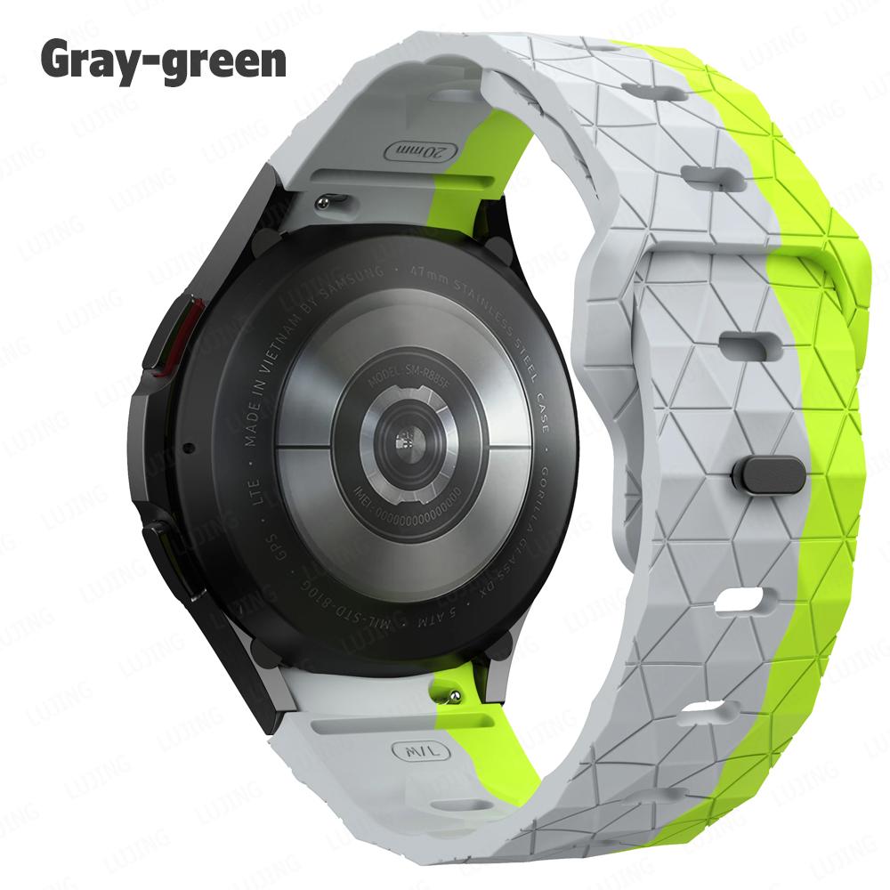 Силиконовый ремешок для Samsung Galaxy Watch 7 6 4 Classic 47 мм 43 мм/46 мм 42 мм ремешок для часов No Gap Galaxy Watch 6/5/5pro 45 мм 40/44 мм