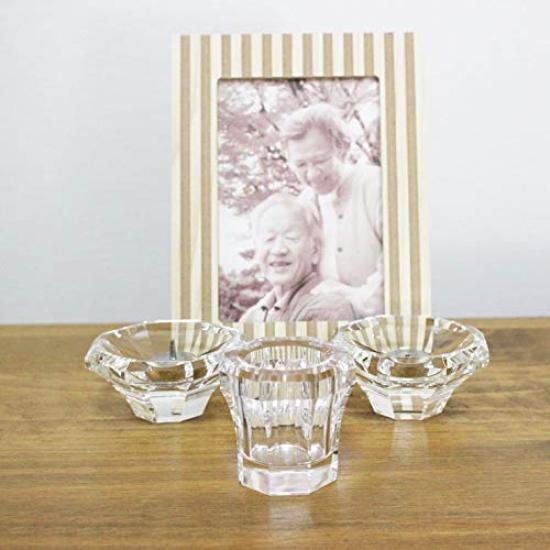 5-piece Crystal Buddhist Altar Set, Omoide No Akashi, Buddhist Altar Accessories for Home Memorials, Clear