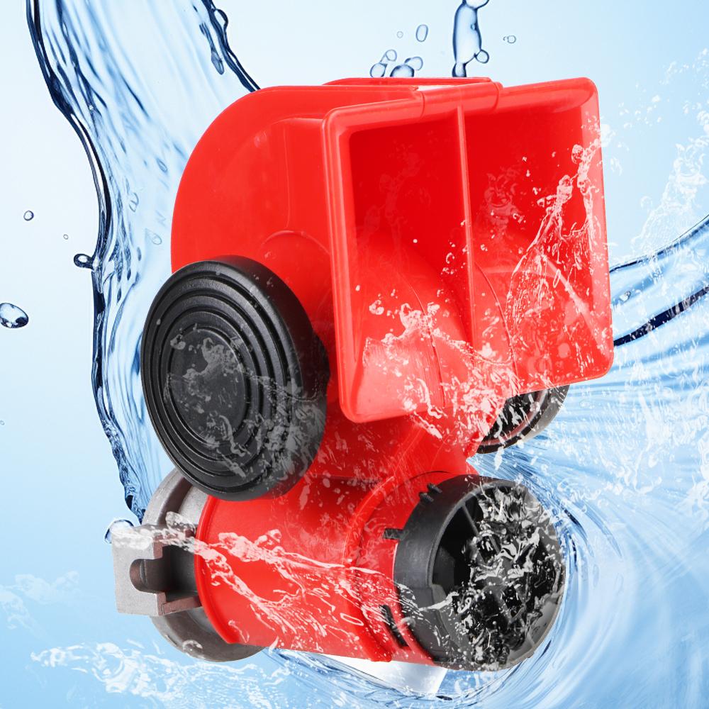 Очень громкий с проводами и реле Водонепроницаемый комплект автомобильных воздушных гудков для лодки, грузовика, внедорожника, автомобиля, трубы, корабельный автомобильный воздушный гудок 12 В