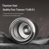 FUGUANG Pure Titanium Tea Infuser Thermos Cup