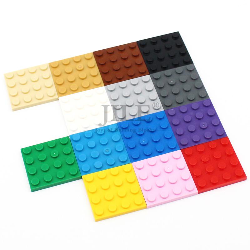20 шт. MOC Пластина 4x4 с шипами Строительные блоки 3031 DIY Классические образовательные кубики Набор деталей Конструктор Головоломка для детей Развивающие игрушки