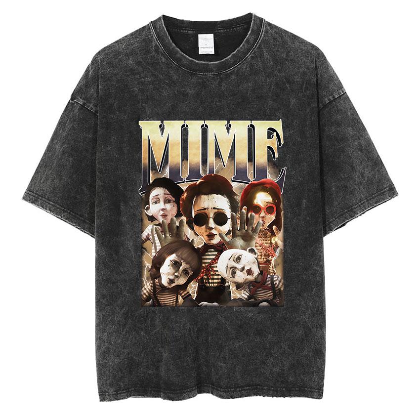 Game Clair Obscur Expedition Vintage Washed T Shirt Men Women Otaku Lover Cosplay Tshirt Man Casual Funny Oversized Tshirts