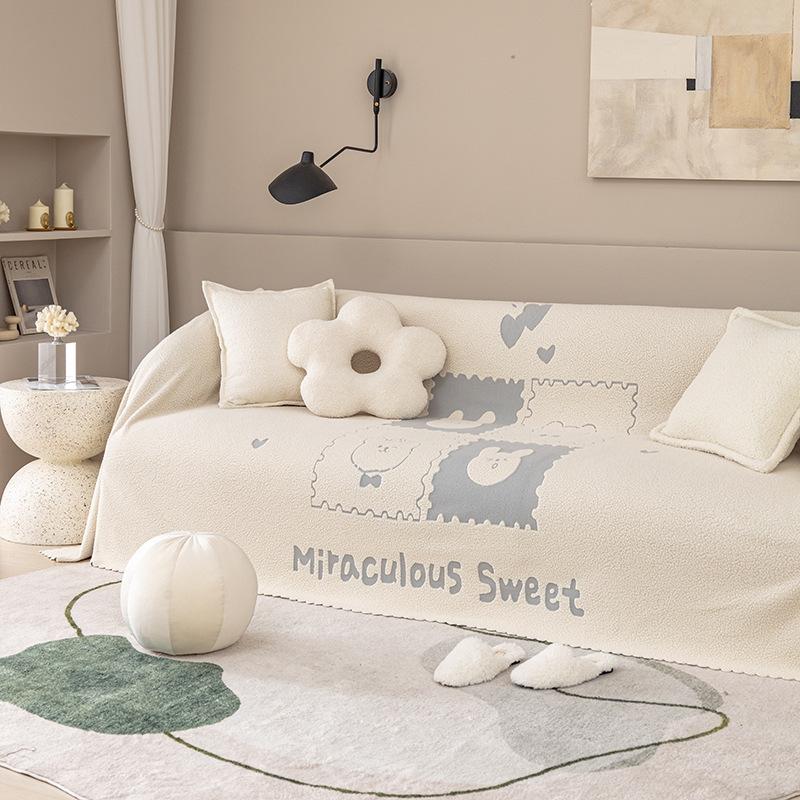Anti-cat Scratching Sofa Towel Ins Style Sofa Cover Cloth Full Cover Bag Four Seasons Universal Sofa Blanket Double-sided Sofa Cover