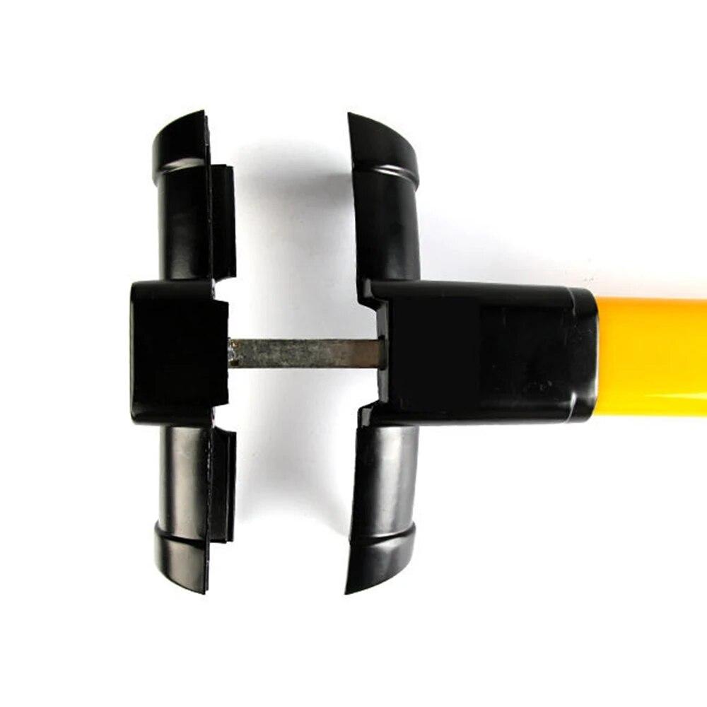 Универсальный автомобильный замок на рулевое колесо, подходит для максимальной безопасности, противоугонный Т-образный иммобилайзер рулевого колеса