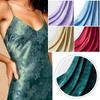 1M/Roll Polyester DIY Floral Jacquard Satin Imitation Silk Fabric Brocade Fabric Upholstery Hanfu Crafts Sewing Dress