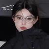 Новые модные очки для близорукости с металлической оправой, блокирующие синий свет, трендовая оправа «кошачий глаз», сверхлегкие очки для близорукости с высокой четкостью