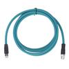 Industrial Ethernet Cable M12 8Pin X Code Straight Connector To RJ45 Male Adapter Cord CAT6A 2 Meter