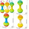 Soft Baby Rattle Shaker Toy for Newborn Grasp Training Early Educational Sensory Teether Toy