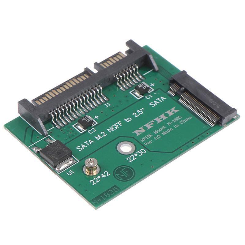 M.2 Ngff Ssd Твердотельный Жесткий Диск К Половинной Высоте 2,5 Дюймовый Sata3 Карта Адаптера