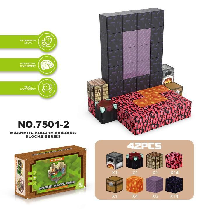 Source Factory 60 Models My Magnetic World Magnetic Block Theme Set Diy Build Magnetic Building Block Toys