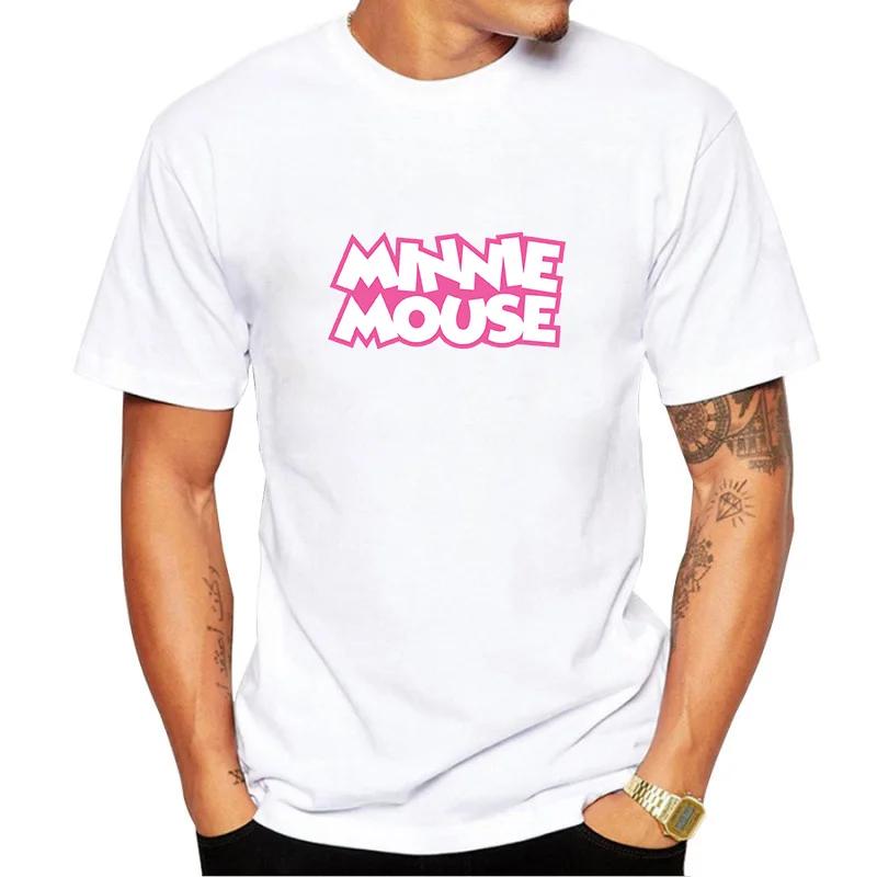 Mickey Minnie Mouse 100% Cotton T Shirt Streetwear Short Sleeve Tshirts UnisexSummer Clothing T-shirt Tees Tops