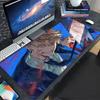 Денджи Аниме Человек-бензопила Коврик для мыши Коврик для стола С ковриком Игровые аксессуары Prime Gaming XXL Коврик для клавиатуры Набивочный коврик