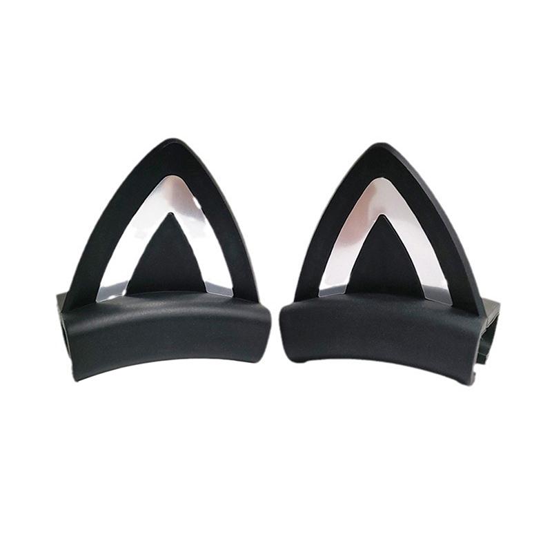 2 шт. Кошачьи ушки для наушников, игровые гарнитуры, насадка, стерео гарнитура, украшение, легкий силиконовый кулон